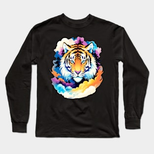 Tiger in the Mountains and Forests Long Sleeve T-Shirt